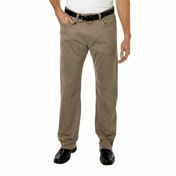 Kirkland Signature Men's 5 Pocket Brushed Cotton P - Picture 3 of 4